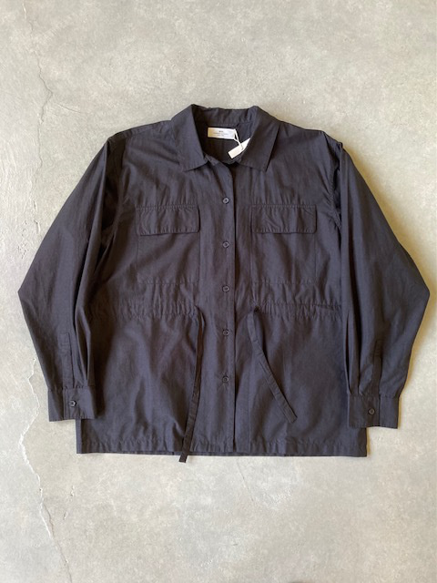 SOIL 40s POPLIN PLAIN REGULAR COLLAR FLAP POCKET SHIRT