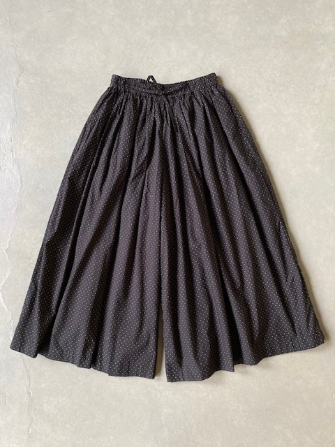 SOIL 40s POPLIN PIN DOT PRINT CULOTTES
