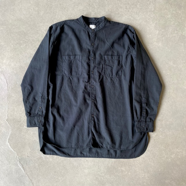 MAISON DE SOIL HOMME POWERLOOM HEAVY COTTON MDS BANDED COLLAR SHIRT