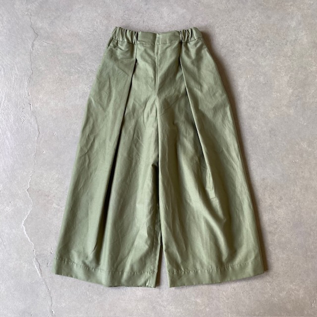 結-yui- COTTON/LINEN BACK SATIN  WIDE TUCK EASY BAGS