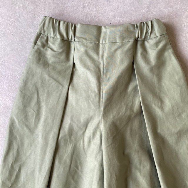 結-yui- COTTON/LINEN BACK SATIN  WIDE TUCK EASY BAGS