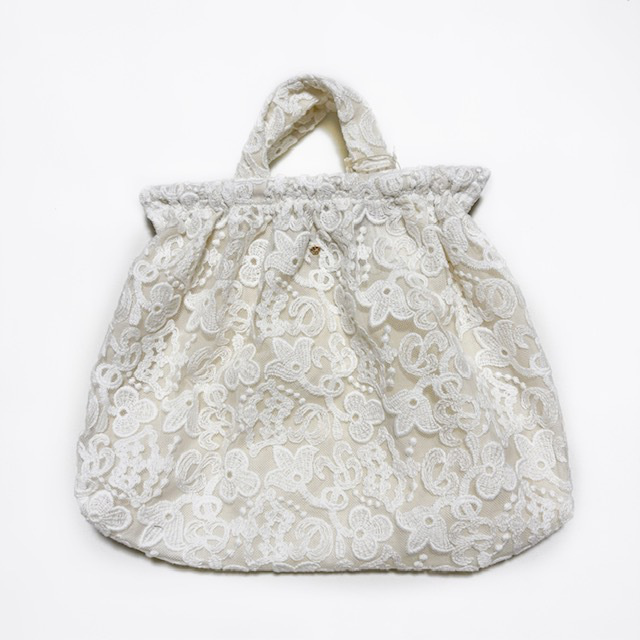 R&D.M.Co- CROWN MOTIF LACE BAG