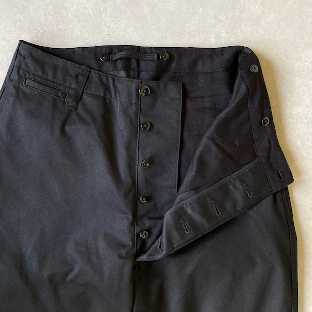 Nigel Cabourn NEW BASIC CHINO PANT - BLACK -