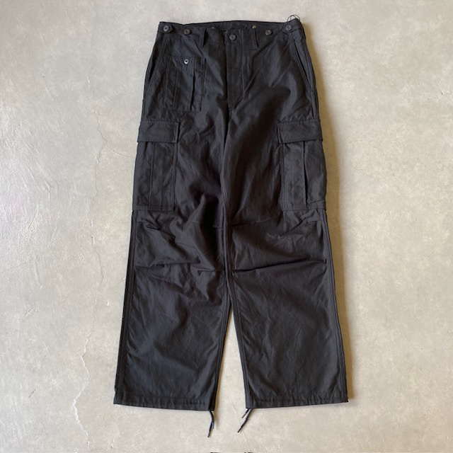 Nigel Cabourn ARMY CARGO PANT - BLACK -