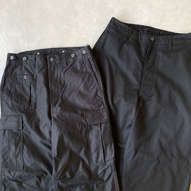 Nigel Cabourn ARMY CARGO PANT - BLACK -
