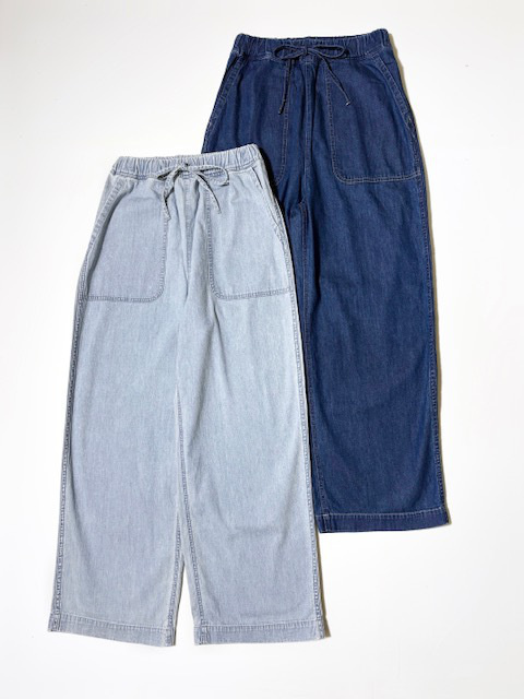 JOHNBULL ライトデニムイージーデッキパンツ