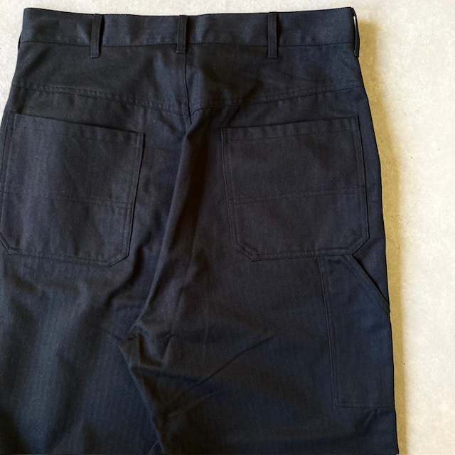 ORGANIC COTTON HERRINGBONE ARMEN WORK PAINTER PANTS