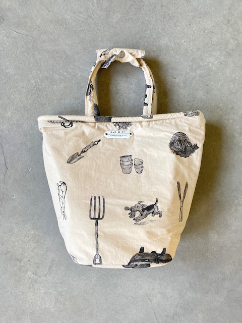 R&D.M.Co- (OLDMAN'S TAILOR) GREAT GREEN THUMB MARCHE BAG (TALL)