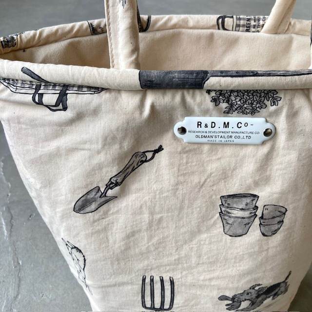 R&D.M.Co- (OLDMAN'S TAILOR) GREAT GREEN THUMB MARCHE BAG (TALL)
