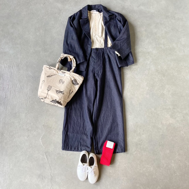 R&D.M.Co- (OLDMAN'S TAILOR) GREAT GREEN THUMB MARCHE BAG (TALL)