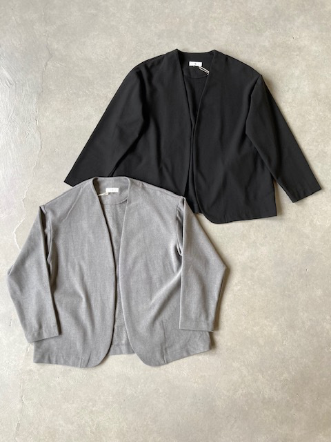 PRIT  ツイルストレッチ裏起毛  トッパーカーディガンJK