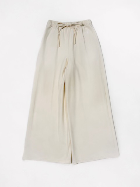 IKITSUKE ソフトサーモギャザーワイドパンツ