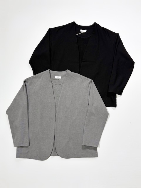 HTS (HARROW TOWN STORES) WAFFLE PLAIN OVERDYE STAND COLLAR COVER ALL