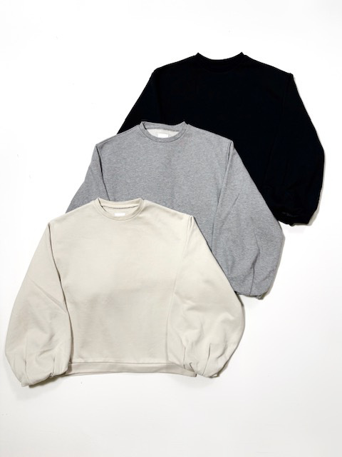 Gauze VOLUME SLEEVE URAKE PULL OVER