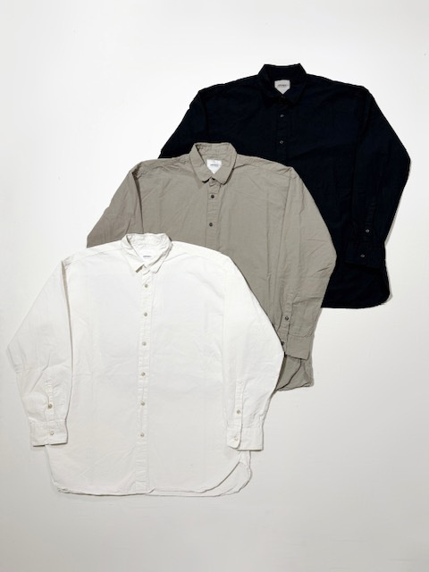 ARMEN 40s POPLIN UTILITY REGULAR COLLAR SHIRT