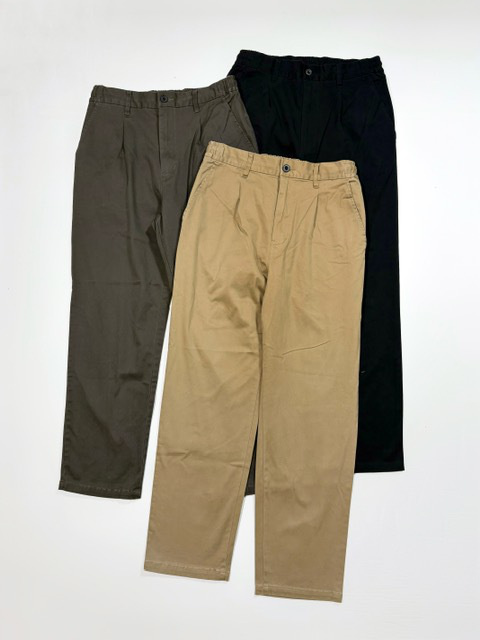 JOHNBULL  ライトモールスキン  ワンタックイージーパンツ