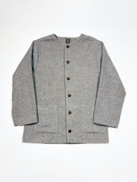 結-yui-  ROUNDNECK CARDIGAN  (REWOOL SHAGGY)