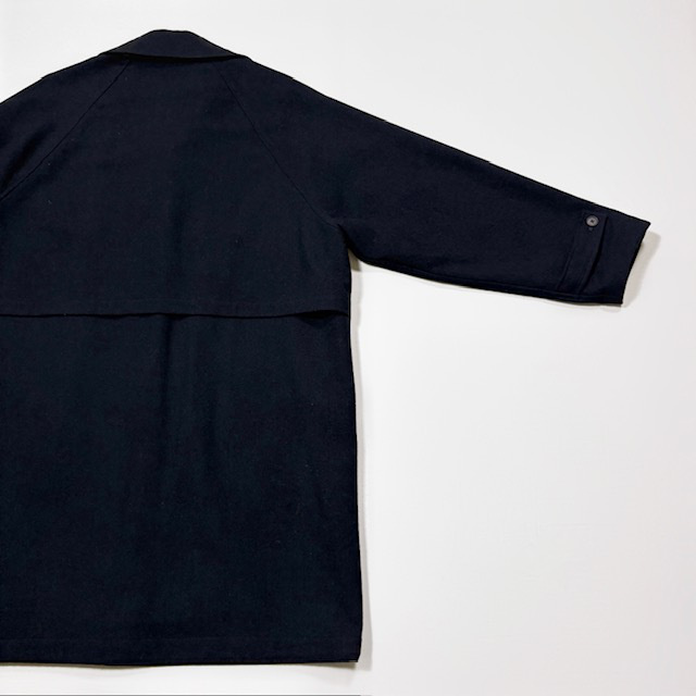 STILL BY HAND ウールナイロンバルカラーコート