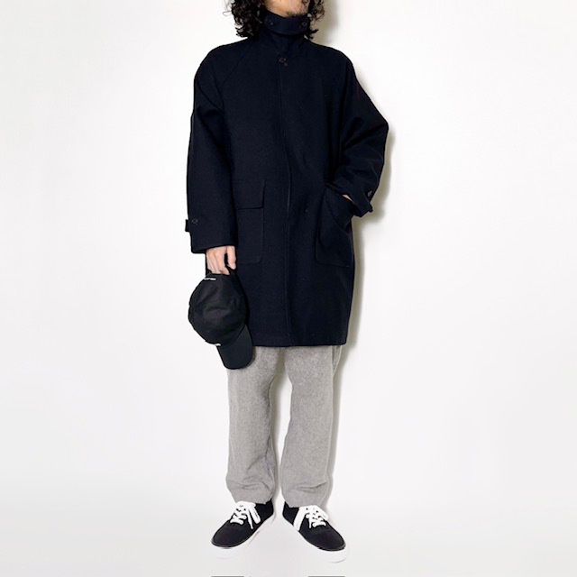 STILL BY HAND / ウールナイロン バルカラーコート STILL BY HAND ウールナイロンバルカラーコート