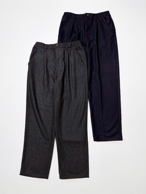 JOHNBULL  ウールライクワンタックトラウザー