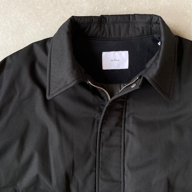 miffew WIDE SQUARE ZIP DOWN JACKET