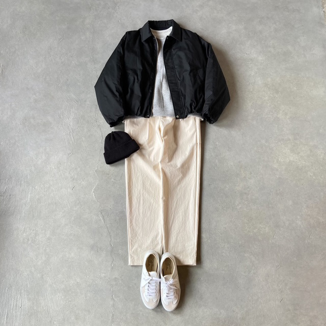 miffew WIDE SQUARE ZIP DOWN JACKET