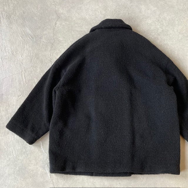 maison de soil RECYCLE BOA WOOL DOUBLE OVER COAT