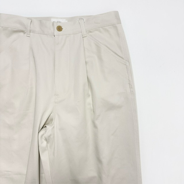 STILL BY HAND タックワイドペインターパンツ