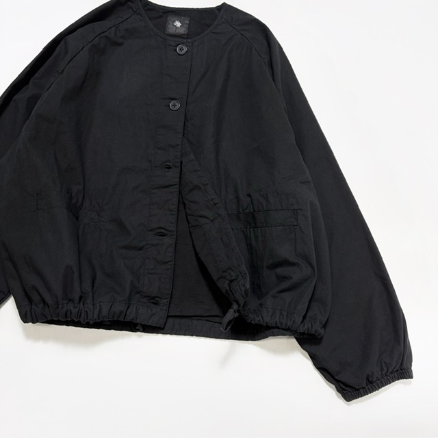 maison de soil 40s ORGANIC POPLIN RAGLAN STRING JACKET