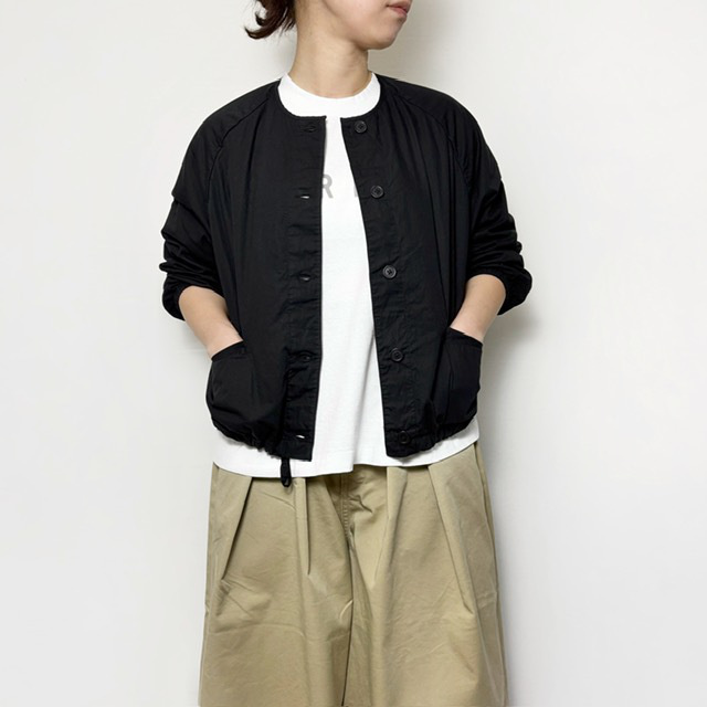 maison de soil 40s ORGANIC POPLIN RAGLAN STRING JACKET