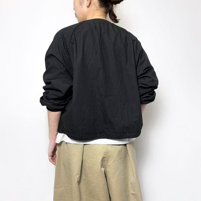 maison de soil 40s ORGANIC POPLIN RAGLAN STRING JACKET