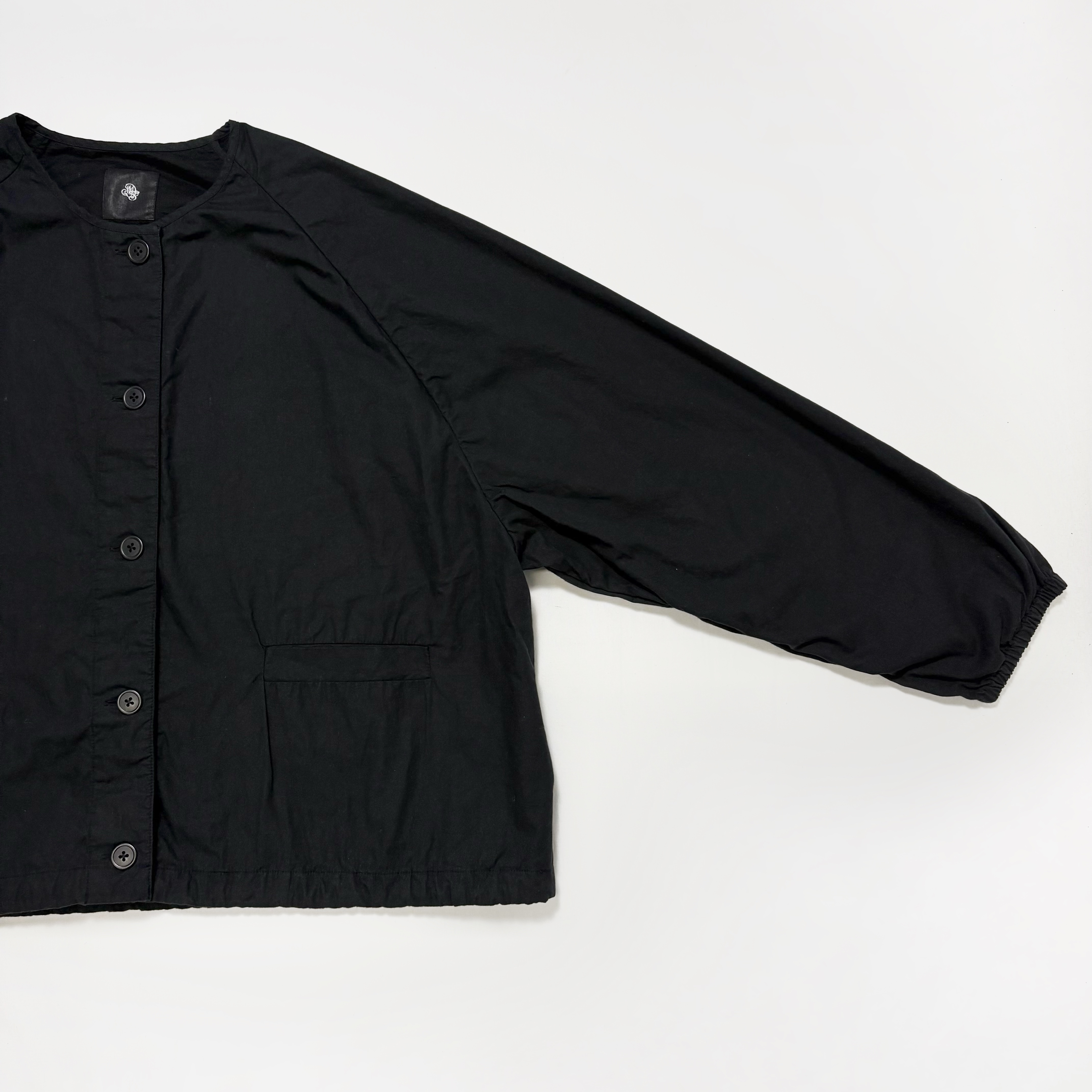 maison de soil 40s ORGANIC POPLIN RAGLAN STRING JACKET