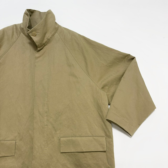 STILL BY HAND コットンリネンツイルハーフコート