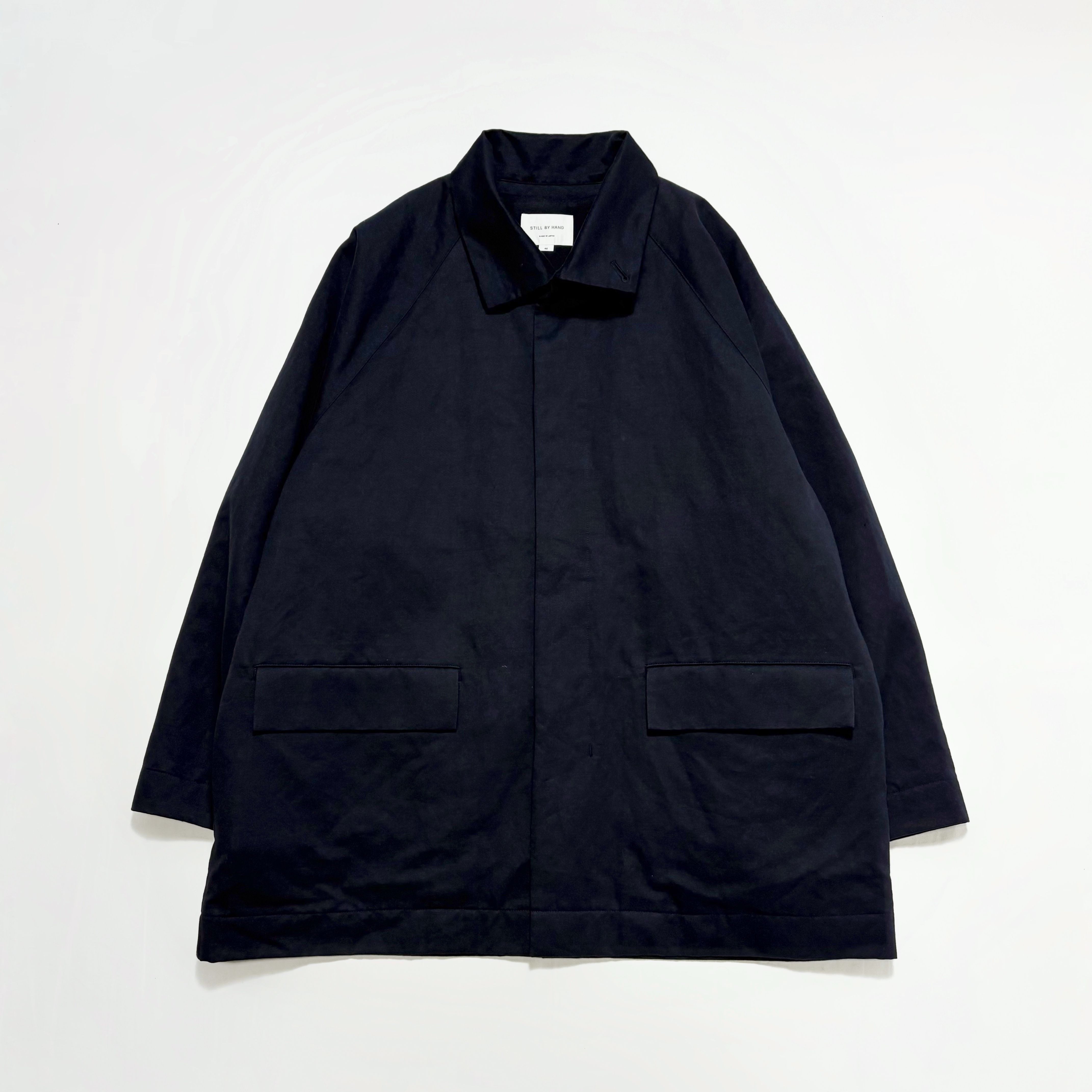 STILL BY HAND コットンリネンツイルハーフコート