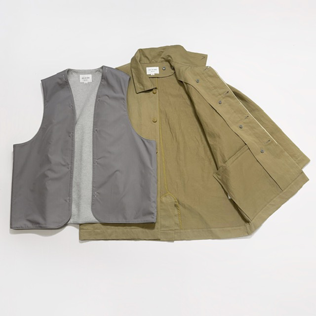 STILL BY HAND コットンリネンツイルハーフコート