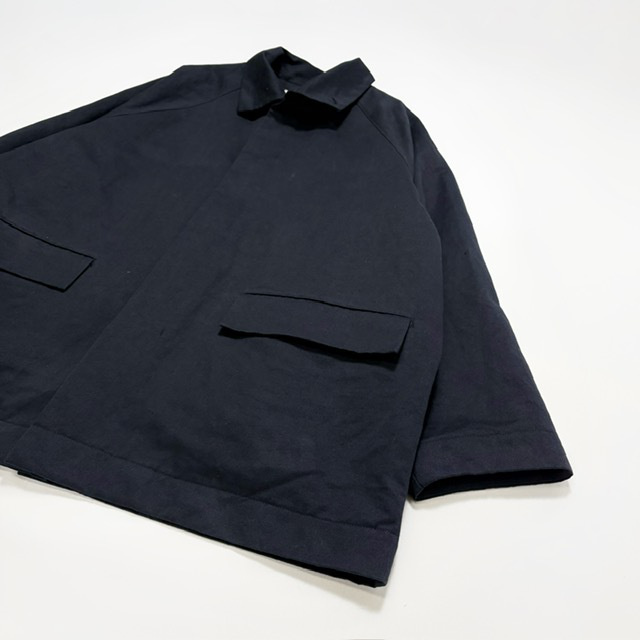 STILL BY HAND コットンリネンツイルハーフコート