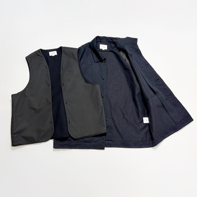 STILL BY HAND コットンリネンツイルハーフコート