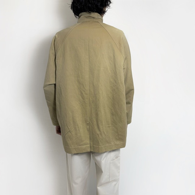 STILL BY HAND コットンリネンツイルハーフコート