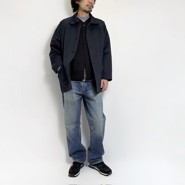 STILL BY HAND コットンリネンツイルハーフコート