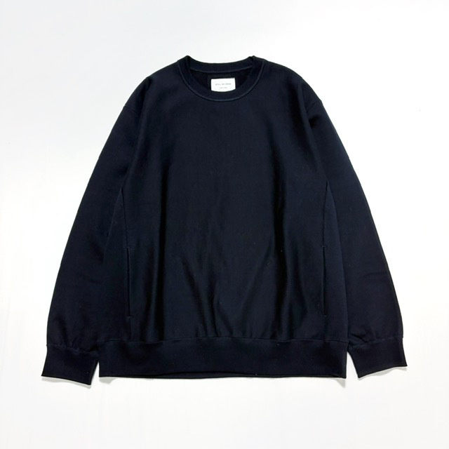 STILL BY HAND ハイゲージ裏毛クルーネック