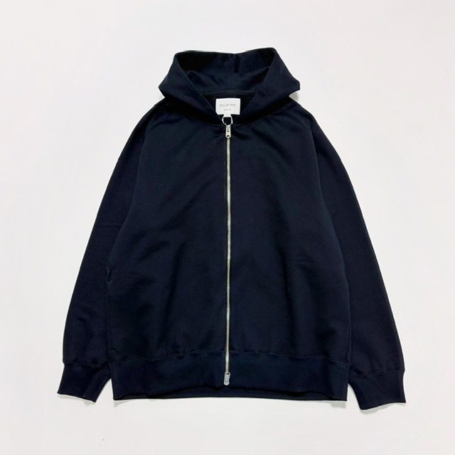 STILL BY HAND　ハイゲージ裏毛ジップパーカー