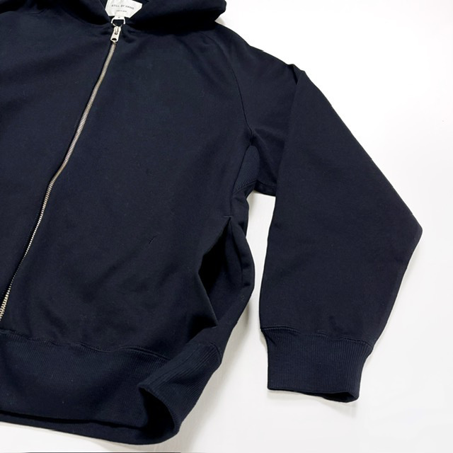 STILL BY HAND　ハイゲージ裏毛ジップパーカー
