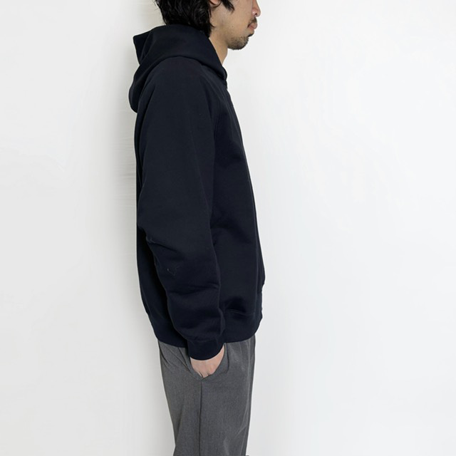 STILL BY HAND　ハイゲージ裏毛ジップパーカー