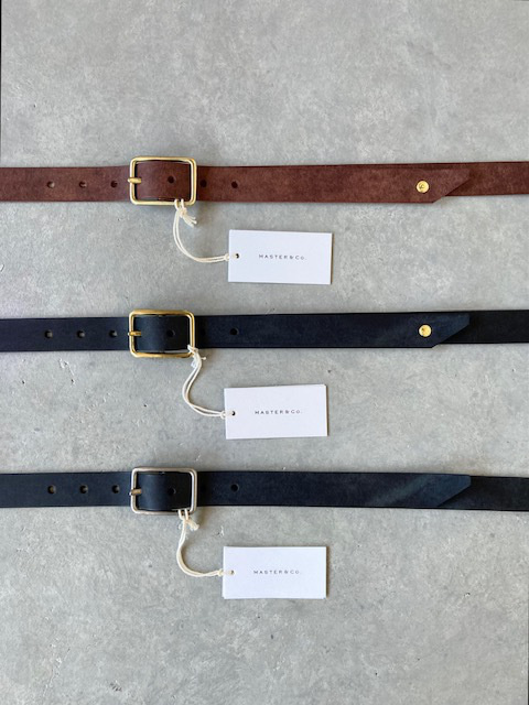 MASTER & Co.  PUEBLO LEATHER 27mm BELT