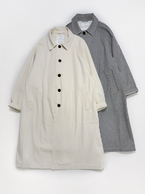 H.UNIT  DENIM SOUTIEN COLLAR COAT