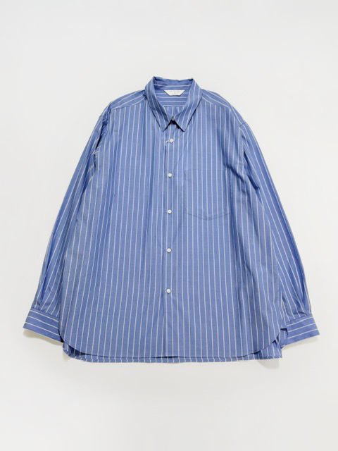 STILL &nbsp;BY HAND  コットンブロードレギュラーカラー  ストライプシャツ
