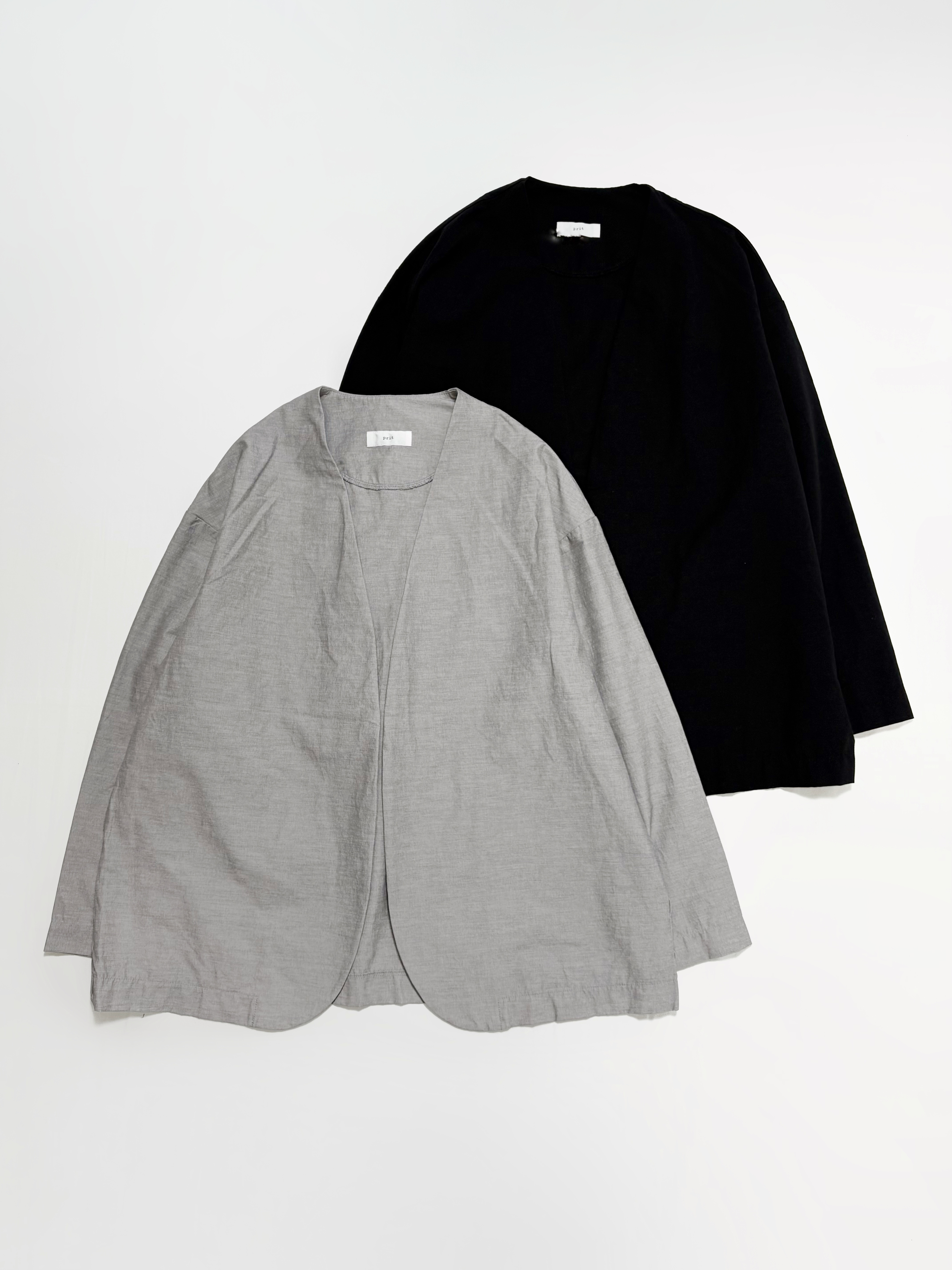 PRIT 綿麻ストレッチトッパージャケット