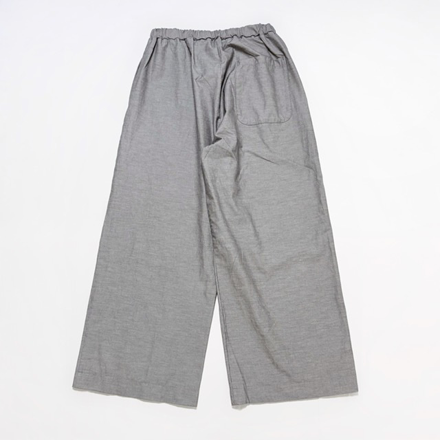 PRIT 綿麻ストレッチワイドパンツ