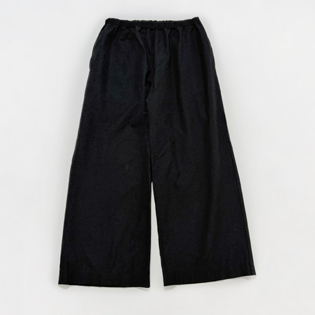 PRIT 綿麻ストレッチワイドパンツ
