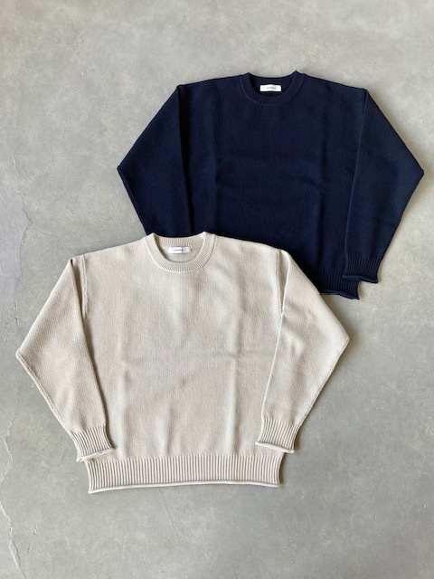 JOHNBULL  モスステッチクルーネックニット